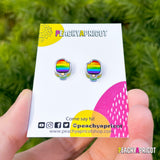 Rainbow Pride Acrylic Earrings