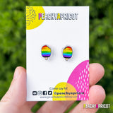 Rainbow Pride Acrylic Earrings