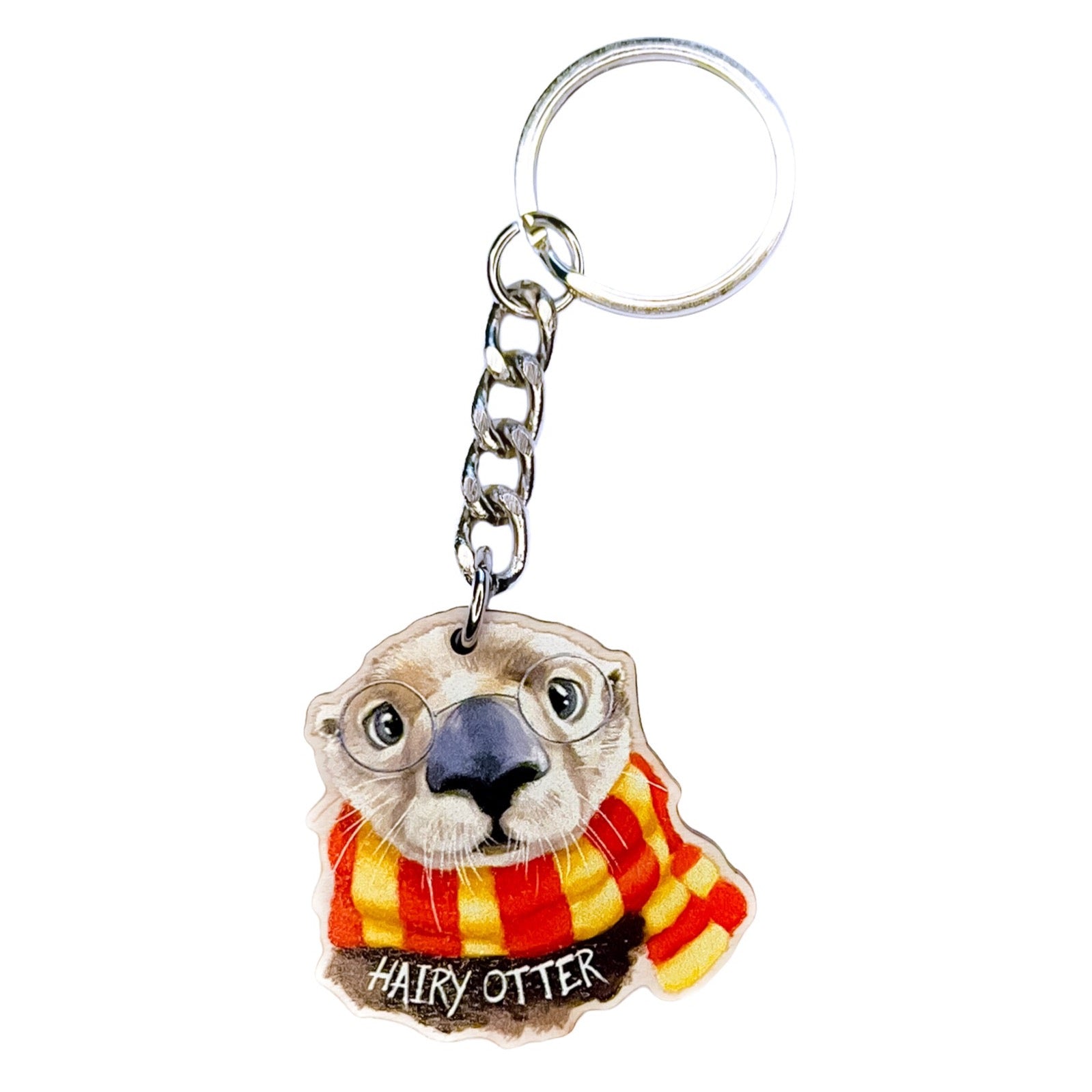 Hairy Otter Keychain PeachyApricot