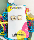 Kawaii Toast Earrings
