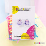 Cute Pastel Bunny Acrylic Earrings