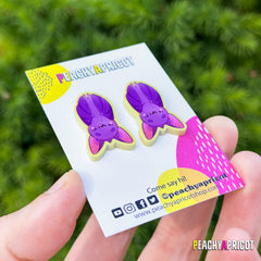 Bat  Acrylic Earrings