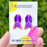 Bat  Acrylic Earrings