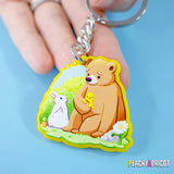Bear and Friends Cozy Keychain