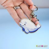 Beluga Whale Keychain