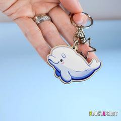 Beluga Whale Keychain