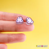 Cute Pastel Bunny Acrylic Earrings