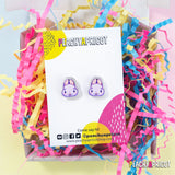 Cute Pastel Bunny Acrylic Earrings