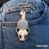 Baby Opossum Keychain