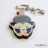 Baby Opossum Keychain