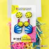 Pickleball Dangle Earrings