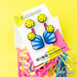 Pickleball Dangle Earrings