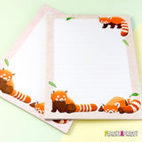 Red Panda Notepad