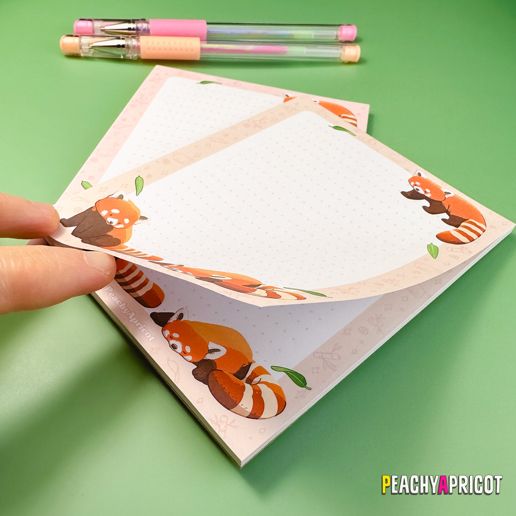 Red Panda Notepad – PeachyApricot