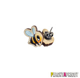 Bee earrings