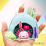 Cute Axolotl Vinyl Sticker