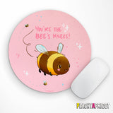 Cute Bee Mouse Pad