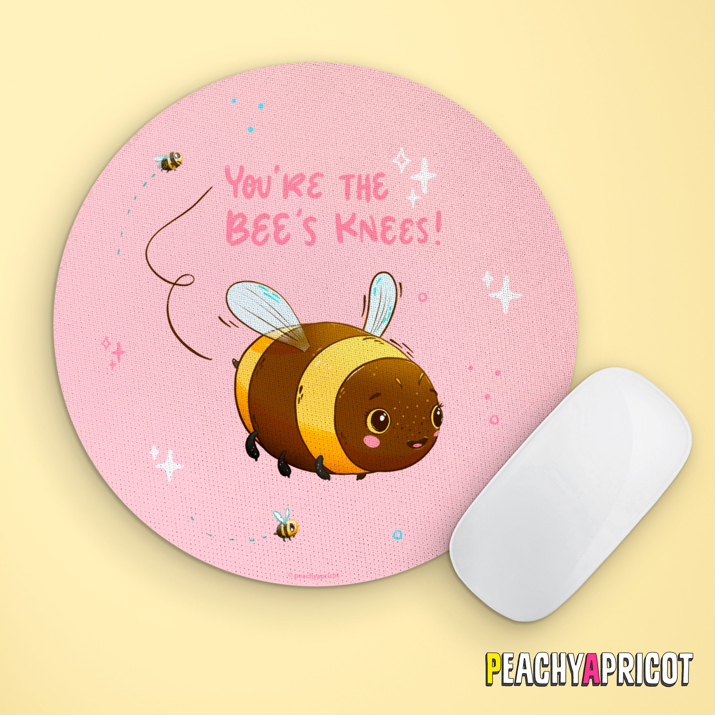 Cute Bee Mouse Pad