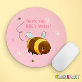 Cute Bee Mouse Pad