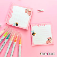 Cute Bee and Squirrel Notepad