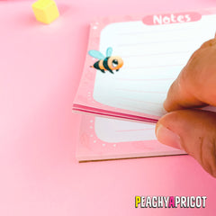 Cute Bee and Squirrel Notepad
