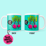 Cute Beets Custom Mug for Couples