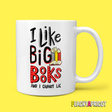 I Like Big Books Custom Mug for Book Lovers