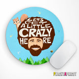 Bob Ross Peapod the Squirrel Mouse Pad