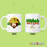 Bob Ross Mug Happy Trees and quote by PeachyApricot