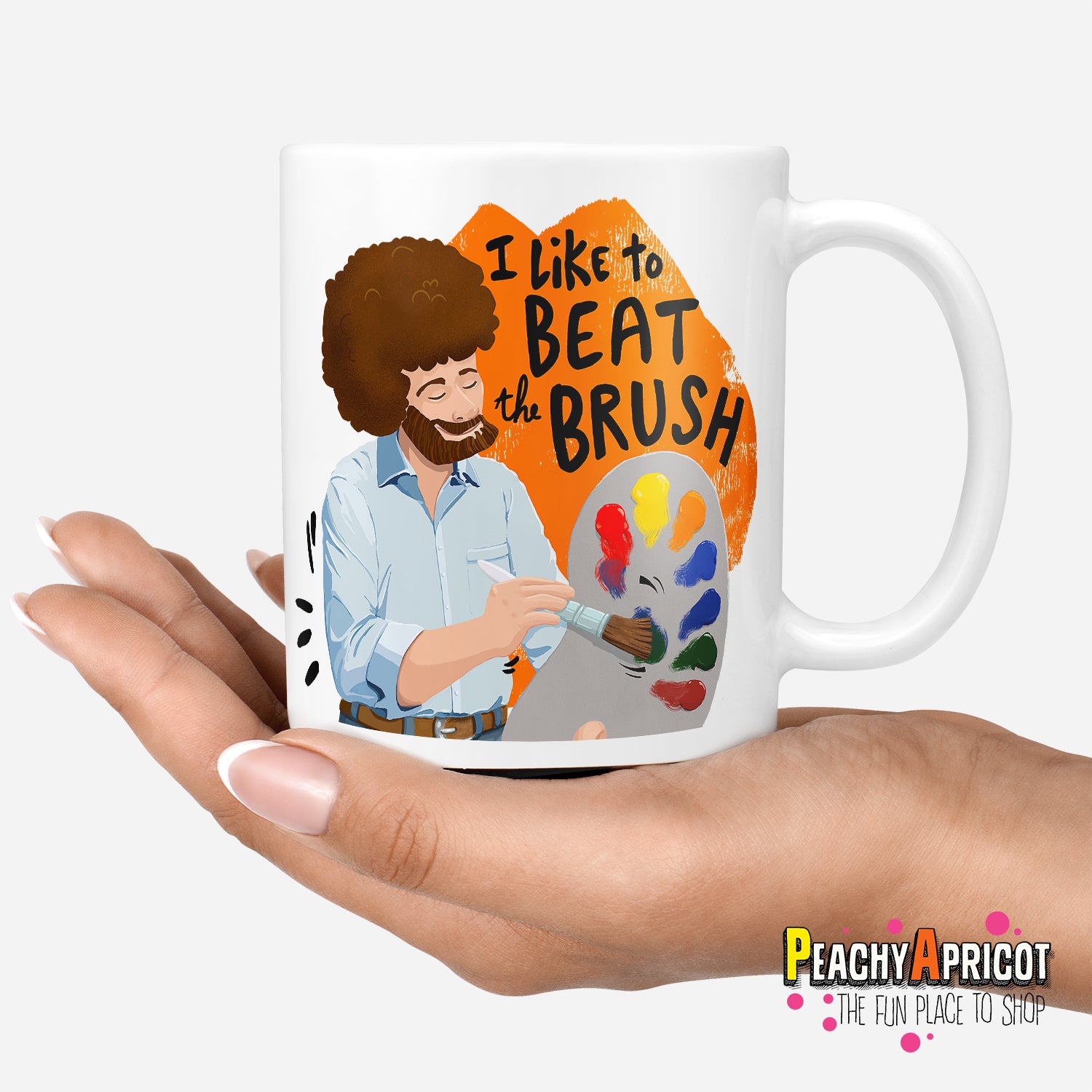 Bob Ross - Beat the Devil Mug - PeachyApricot