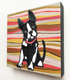 Boston Terrier Painting - PeachyApricot