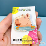 Capybara Pin