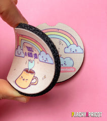 Kawaii Car Coasters Set Of 2