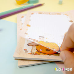 Pumpkin and Mushroom Notepad