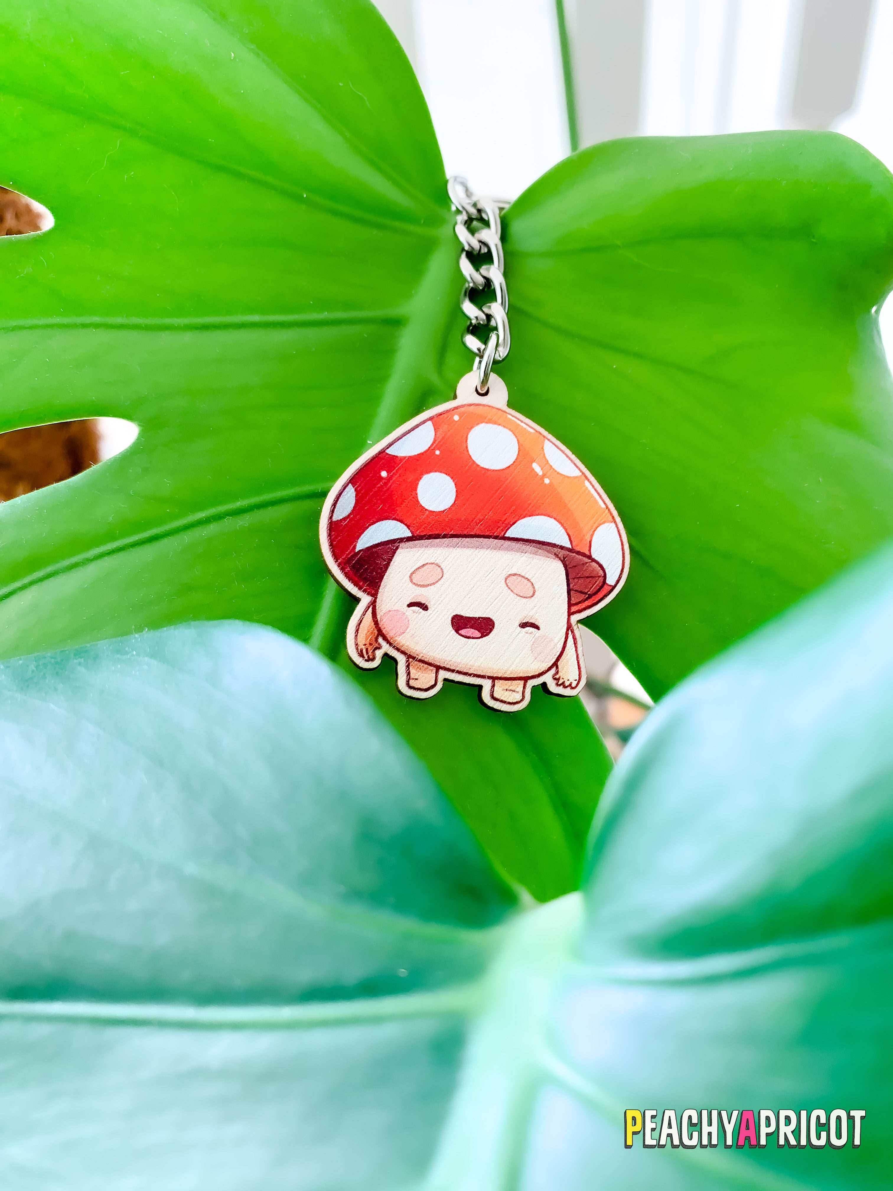 Cute Mushroom Keychain