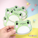 Happy Frog Vinyl Sticker