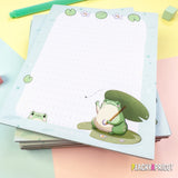 Frog Notepad - Louise the Frog