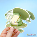 Frog Vinyl Sticker