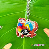 Yay Gay Otter Keychain