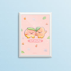 Just Peachy Art Print