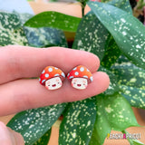 Cute Mushroom Earrings