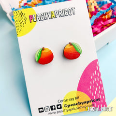 Orange Earrings