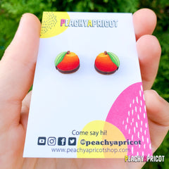 Orange Earrings