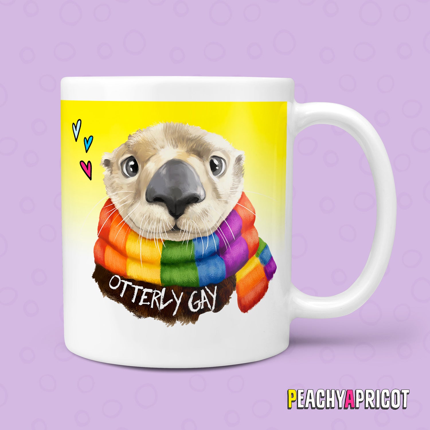 Gay Otter Mug - PeachyApricot