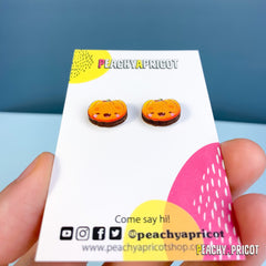Pumpkin Earrings