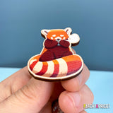 Red Panda Pin