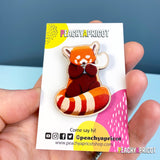 Red Panda Pin