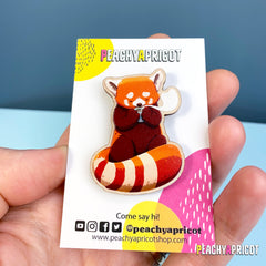 Red Panda Pin