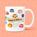 Cute Sloths Faces Mug Embrace the Slothitude