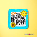 Beautiful Sun Goddess Coaster